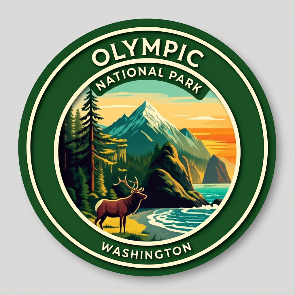 Olympic National Park badge
